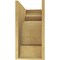 Ekena Millwork 10"W x 20"D x 20"H Classic New Brighton Rough Cedar Woodgrain TimberThane Corbel, Primed Tan CORUR10X20X20NEBRCPR - alternate 2